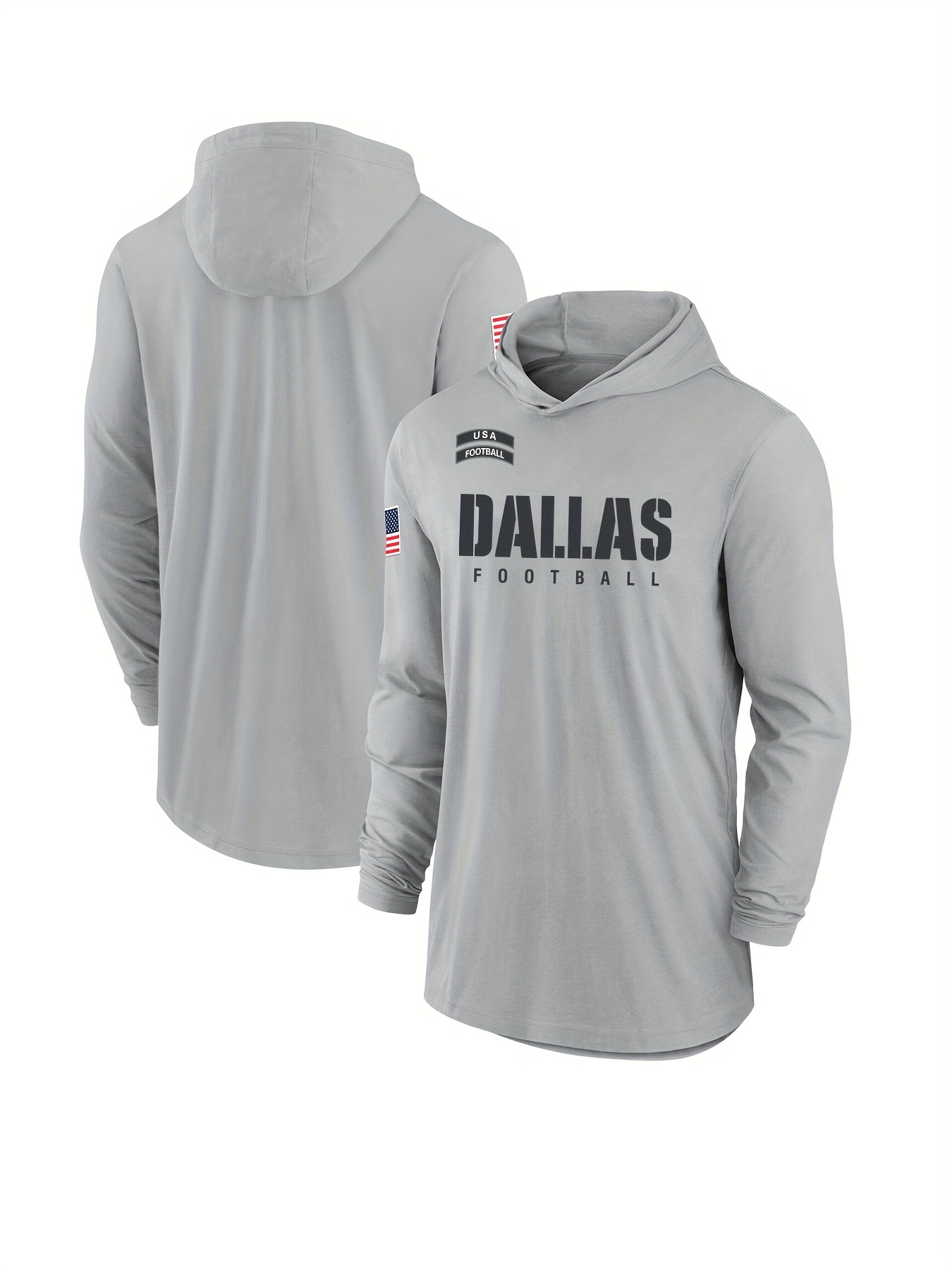 Men Dallas Cowboys grey 2025 NFL hoodie->dallas cowboys->NFL Jersey